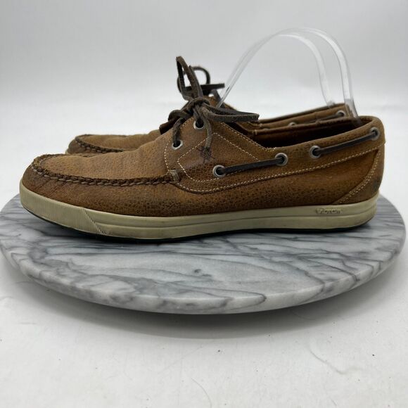 Martin Dingman Shoes Mens 8.5 Brown Boat Dock Loafers Leather Kennedy Lace Up main image 11